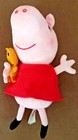 Peppa Pig 6  Stuffed Animal Bean Bag Plush Peppa   George Ty Set Of 3