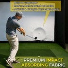 10ft Golf Simulator Enclosure Folding Golf Training Cage For Home Garden Office