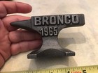 1965 Ford Bronco  Embossed Advertising Cast Iron Mini Anvil