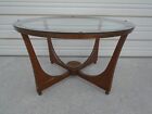 Round Coffee Table Mid-century Modern Eames Era Wood Retro Adrian Pearsall Sty