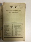 Oslo Norway Map And Guide 1938 See Description