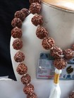 5 Mukhi Rudraksha 5 Face Rudraksh Nepal Bead 20 Mm Knotted Kantha Mala Certified