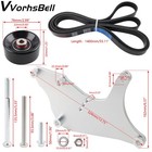Vvorhsbell Ls Truck Dual Alternator Bracket Kit Compatible 1999-2013 4 8l 5 3l