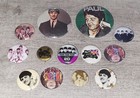 Vintage The Beatles Pinback Pin Button Lot Of 13 Rare  