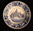 Disneyland 1956 Delft Blue Ceramic Pottery Walt Disney Gouda Delfts Blauw Castle