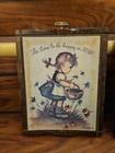 Pair Of Vintage Hummel Style Framed Art Prints  evans  Boy   Girl 7 5  X 9 5 