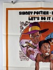 Lets Do It Again Movie Poster  fine   One Sheet 1975 Sidney Poitier Boxing 27174