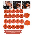 20pack Worx Wa0010 Replacement Spool Line For Grass Trimmer Edger 10ft Cap Cover
