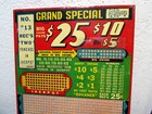 Grand Special Vintage Punch Board Trade Stimulator Punchboard Gambling Game