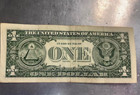 B 09384081   1 One Dollar Bill Star Note 2013 Duplicate Serial Number Error Fw