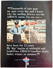 1966 Amoco Gasoline Advertisement Vintage Automobilia American Oil Company Dwyy4