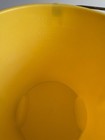 Vintage Rubbermaid Small Yellow Cleaning Bucket Metal Handle Pour Spout Pail 6qt