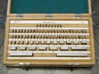 Vtg Machinist Rectangular Gage Block 82 Pieces Tool Set Space Block original Box