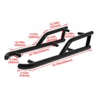For Polaris General 1000 xp 1000 2016-2025 Nerf Bar Rock Slider Side Step Bumper