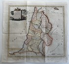 Land Of Canaan Historical Joshua Judges 1813 Scarce Etheridge Decorative Map