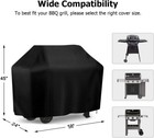 Bbq Gas Grill Cover Barbecue Waterproof Outdoor Heavy Duty Uv Protection 57 Inch