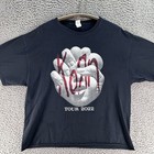 Korn T-shirt Mens Size Xl Black Tour 2022 Band Concert Tee Music Chevelle