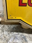 Vintage 1950   s Du Pont Auto Body Paintsign Single Sided Enmel Paint Metal