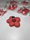 Lot Of 6 Flower Drawer Knobs Child Toddler Baby Nursery Decor Pink Pink