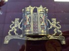Vtg Judaica Jewish Hebrew Prayer Book   Lions Of Judah 10 Commandments Framed