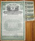 Russia Imperial Russian Government  1000 Gold Coin Bond 1916 Scripotrust Certif 
