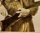 1918 Original Poster     another Notch       Marine Corps   Wwi  signed linenbacked