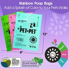 Pet N Pet Scented Lavender Dog Poop Bags  720 Count  Colorful