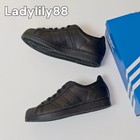 Nwt Adidas Fu7713 Superstar Ii Shoes Kids Unisex     Originals Black