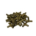 Lot Of 27     Weatherhead 1064x6 And Edelmann 162400 Brass Hose Fittings Tee Union