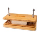Bamboo Tofu Press With Drainage Grate   Drip Tray  Adjustable Tension  Mess-free