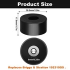 4 Pcs 192310gs Anti Vibration Rubber Feet For Air Compressors  4pcs  Black