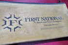 Vintage First National Bank Of Centralia  Deposit Cash  Money Bag  Illinois