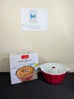 Emeril Lagasse 9 5 Inch Bundt Cake Pan Red Stoneware New Never Used Box Wear