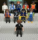 Lot Of 10 1992 Playmobile  People Vintage Police Rescue Geobra Rock Star Farm  