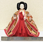 Japanese Hina Doll Ningyo Court Lady  kanjyo  Girl s Day Ohinasama Maruobi Silk