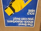 Vintage Monroe Shocks Sold Here Gas Station Sign Oil Company Advertisement C