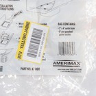 Amerimax Gutter End Downspouts Aluminum White 3 X 4 47-080