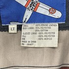 Airborne Jacket Mens Large Tall Genuine Leather Vintage A-2 Bomber