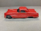 Steel Toy Vintage Tootsie Toy Red Ford Thunderbird Pressed Steel Toy 1950s 