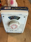 Vtg 60s Toy Lot Pix Sticks Kangaroo Pull Toy Fisher Price Radio 3 Rubber Squeaky