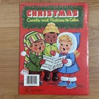 Nwt Christmas Carols And Picture To Color Coloring Book Vintage 1976 Rare Unused