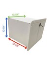 Marine Starboard Tackle Center Storage Drawer  Face 15 1 2  X 12 1 2  W  Lock