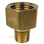 2 Pack Brass Reducer Adapter 1 2  Female X 1 4  Male Npt Pipe Reducing Fitting