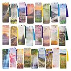 100 Pack Christian Bookmarks With Scriptures  Bible Verse Book Markers  6 X 2 In