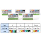 Dental Absorbent Paper Points gutta Percha Points With Scale Obturating Tips Bar