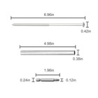 Gutter Screw 3304719pk 7-inch Screw   Stainless Steel Ferrule  10-pack
