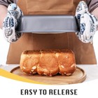 Hongbake 6-pack 1lb Nonstick Loaf Pans 8 5x4 5  Wide Grips Bread Pan Grey