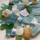 Sea Glass From Japan  Genuine Natural Beach Glass Blue