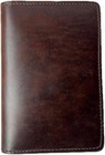 Handmade Vintage Leather Journal Cover - Field Notes   Brown W th Notebook