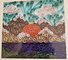 Paper Quilling Craft Kit Mountain Landscape Recollections New Sealed Paper Craft